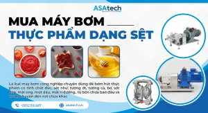 Mua máy bơm thực phẩm dạng sệt chất lượng ở đâu