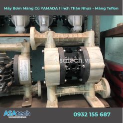 Máy Bơm Màng Khí Nén Cũ YAMADA 1 inch Thân Nhựa - Màng Teflon