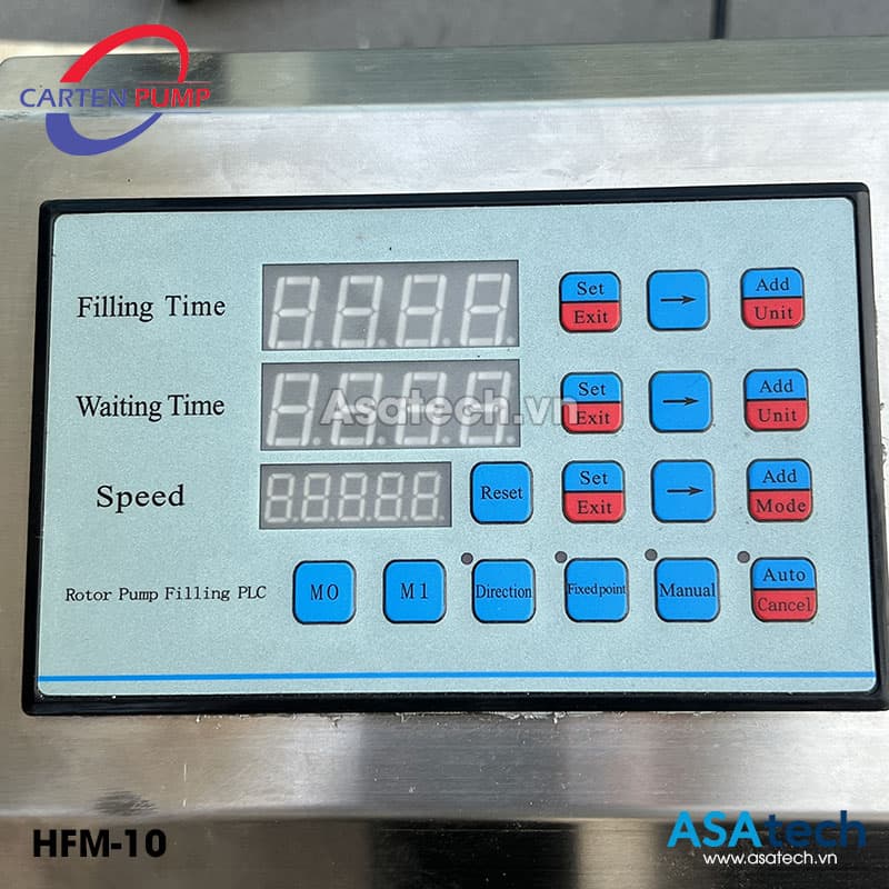 Máy bơm chiết rót thực phẩm Carten Pump HFM-10 5 Máy bơm chiết rót thực phẩm Carten Pump HFM-10