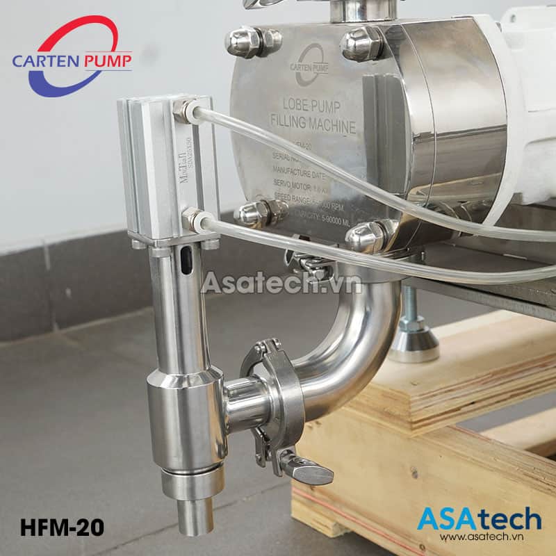 Máy bơm chiết rót thực phẩm Carten Pump HFM-20 3 Máy bơm chiết rót thực phẩm Carten Pump HFM-20