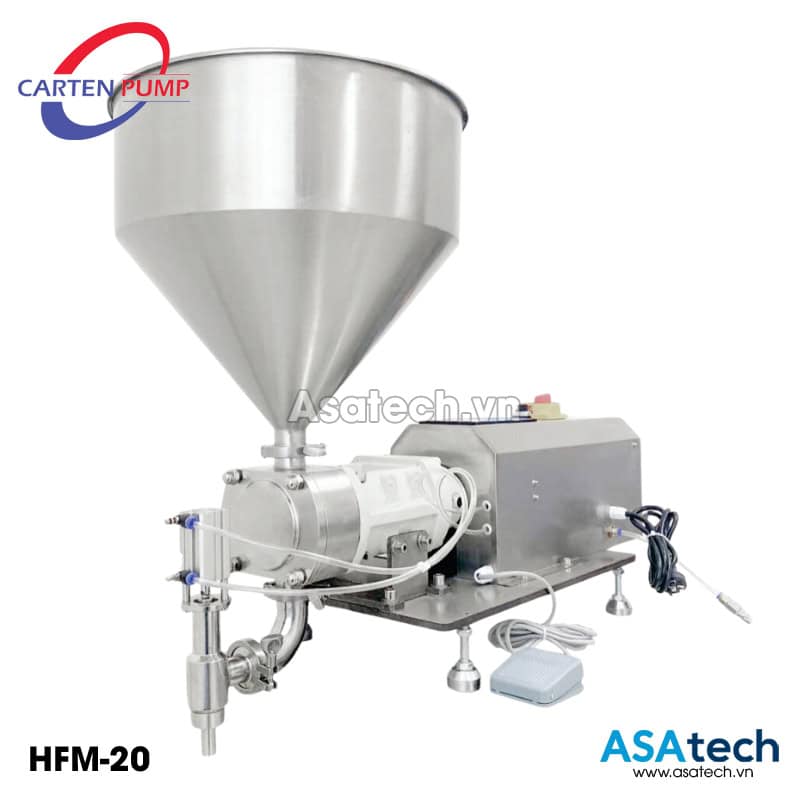 Máy bơm chiết rót thực phẩm Carten Pump HFM-20 1 Máy bơm chiết rót thực phẩm Carten Pump HFM-20