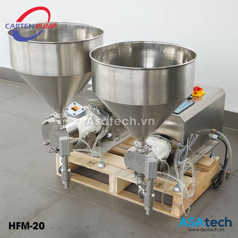 Máy bơm chiết rót thực phẩm Carten Pump HFM-20 7 Máy bơm chiết rót thực phẩm Carten Pump HFM-20