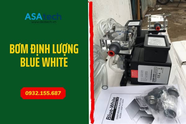 Máy bơm định lượng hóa chất Blue White