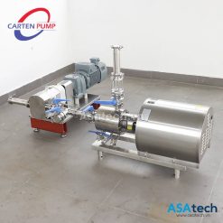 hệ thống bơm đồng hóa 3 tầng và bơm cánh khế