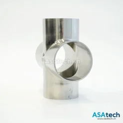 Chữ Thập Hàn Inox Vi Sinh Chuẩn SMS 6 Chữ Thập Hàn Vi Sinh Chuẩn SMS