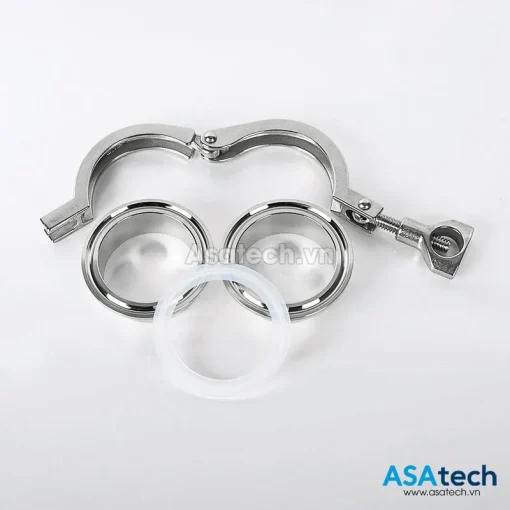 Clamp vi sinh inox 304/316L chuẩn SMS