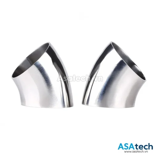 Lơi 45 Độ Hàn Vi Sinh Chuẩn DIN 11850