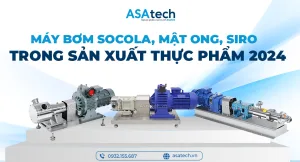 Máy bơm socola, mật ong, siro trong sản xuất thực phẩm 2024