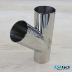 Y Thẳng Hàn Vi Sinh Chuẩn SMS 5 Y Thẳng Hàn Vi Sinh Chuẩn SMS inox 316L
