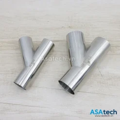 Y Thẳng Hàn Vi Sinh Chuẩn SMS inox 316L