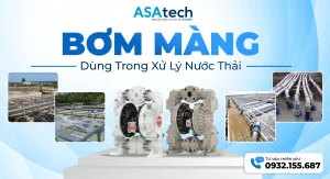 Bơm Màng Dùng Trong Xử Lý Nước Thải