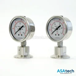 Đồng Hồ Đo Áp Suất Vi Sinh Dạng Màng 9 Đồng Hồ Đo Áp Suất Vi Sinh Dạng Màng