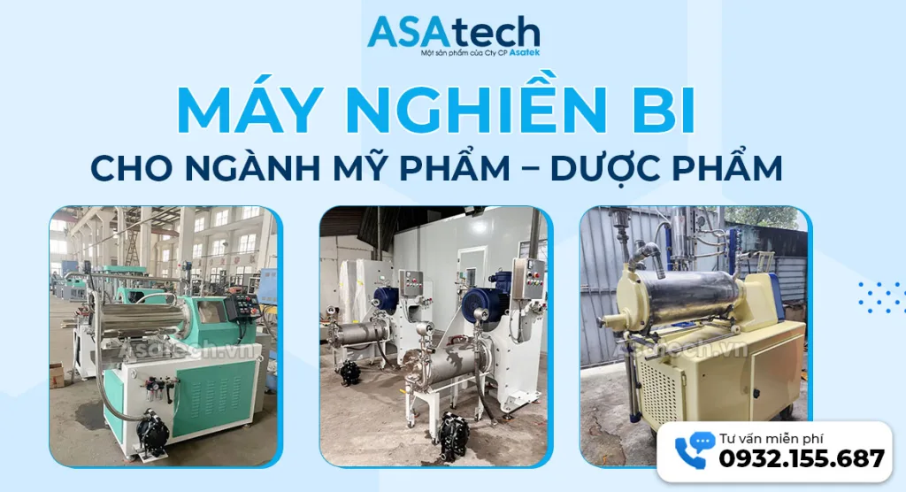 Máy Nghiền Bi cho ngành Mỹ Phẩm – Dược Phẩm 2024