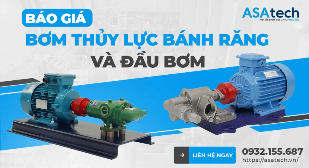 Báo giá bơm thủy lực bánh răng và đầu bơm