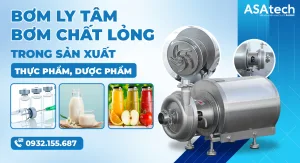 Bơm Ly Tâm Bơm Chất Lỏng Trong Sản Xuất Thực Phẩm Dược Phẩm