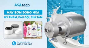 Máy bơm đồng hóa mỹ phẩm, dầu gội, sữa tắm