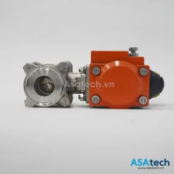 Van bi vi sinh điều khiển khí nén 8 Van bi vi sinh điều khiển khí nén