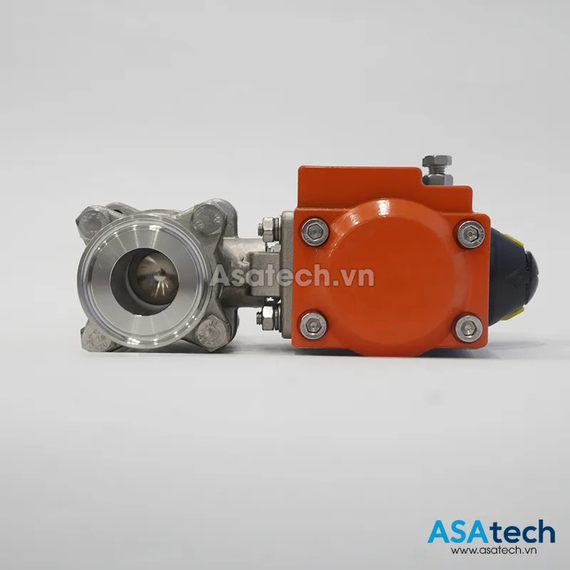 Van bi vi sinh điều khiển khí nén 4 Van bi vi sinh điều khiển khí nén