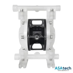 Bơm màng khí nén GODO QBY4-15 (1/2''-PP-Teflon) 9 Bơm màng khí nén GODO QBY4-15 thân nhựa PP