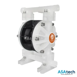 Bơm màng khí nén GODO QBY4-15 thân nhựa PP