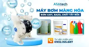 máy bơm màng hóa chất bơm axit bazo chất tẩy rửa