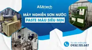 máy nghiền sơn nước, paste màu siêu mịn