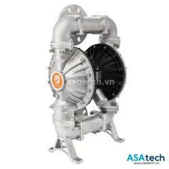 Bơm Màng Khí Nén Godo QBY3-100 (4'', inox, Teflon) 6 Bơm Màng Khí Nén Godo QBY3-100 thân inox