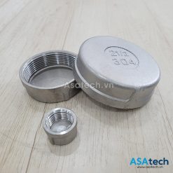 Nắp Bịt Ren Trong Inox 304 - Nút Bịt Ống Inox