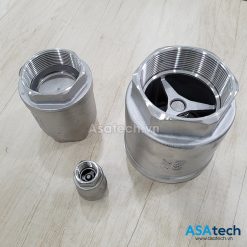 Van 1 Chiều Lò Xo Inox 304 Ren Trong