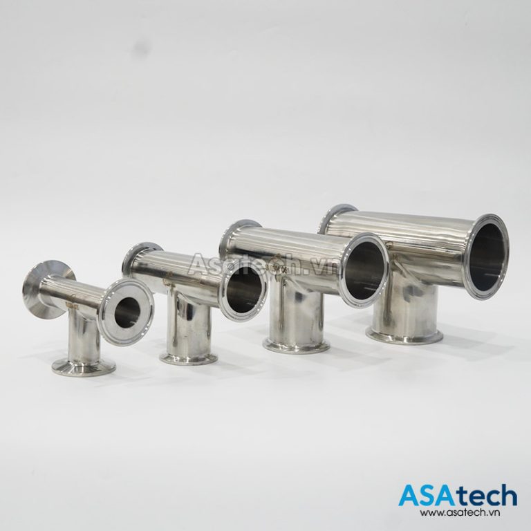 Tê đều Inox vi sinh 3 đầu clamp