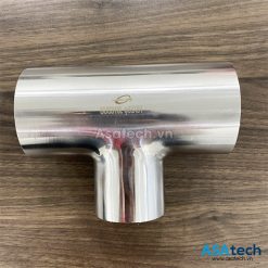 Tê giảm inox vi sinh kết nối 3 đầu hàn