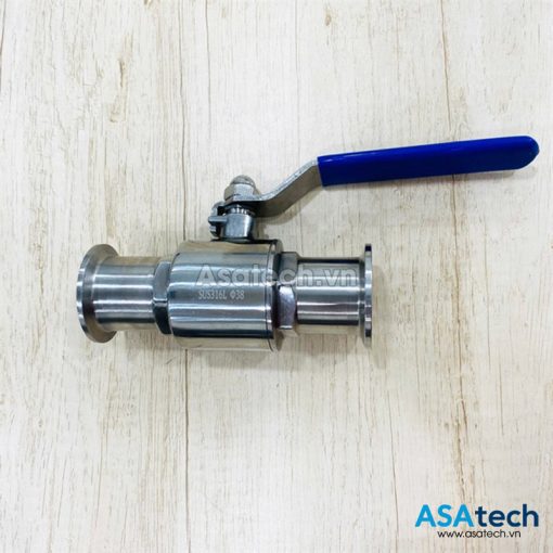 Van bi inox vi sinh 2 ngã chỉnh tay