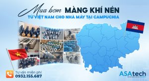 Mua Bơm Màng Khí Nén Từ Việt Nam Cho Nhà Máy Tại Campuchia