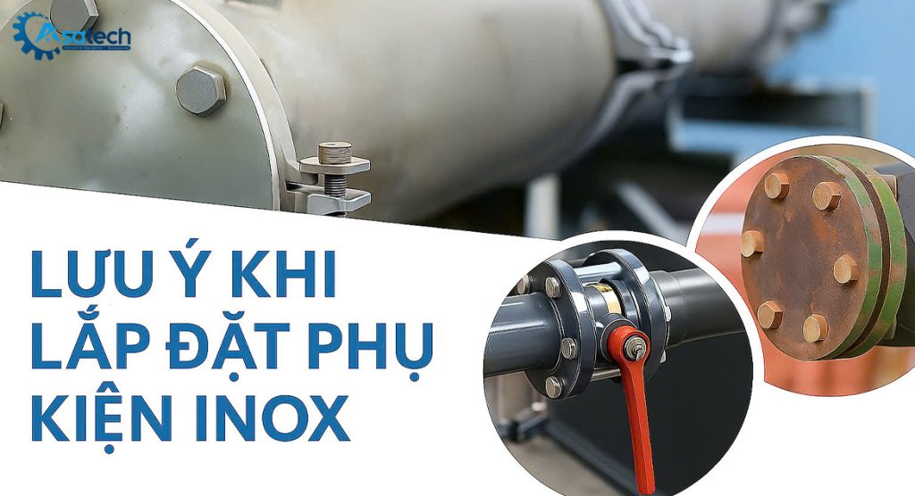 lưu ý khi lắp đặt phụ kiện inox