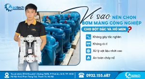 Bơm màng công nghiệp cho bột đặc va hồ men
