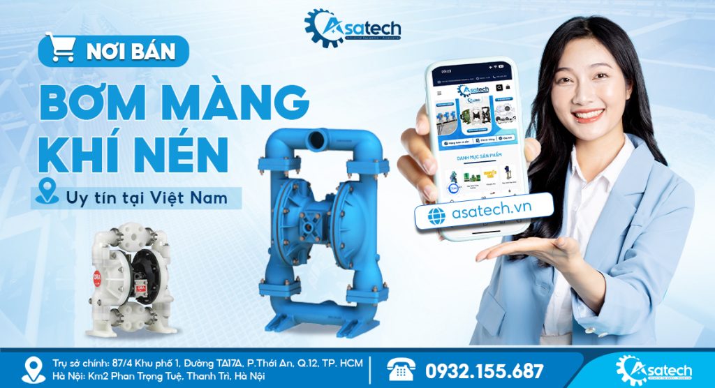 Nơi bán bơm màng khí nén uy tín tại Việt Nam