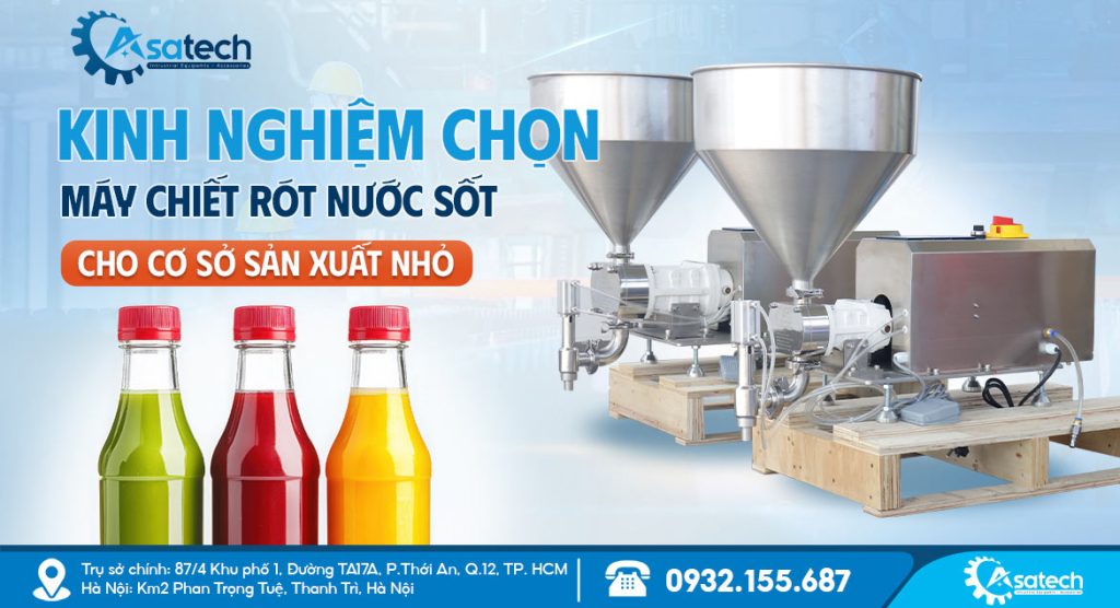 Máy chiết rót nước sốt