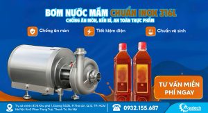 Bơm nước mắm ăn mòn