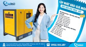 Máy nén khí trục vít giá bao nhiêu
