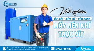 Lắp đặt bảo trì máy nén khí trục vít