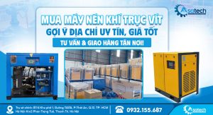 Mua máy nén khí trục vít