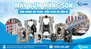 Máy bơm màng sơn dùng khí nén