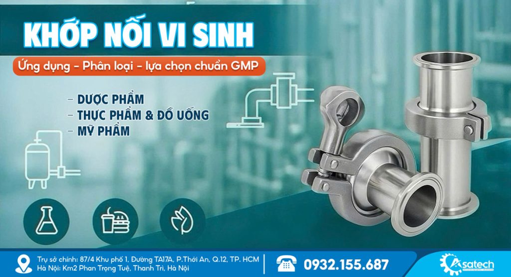 Khớp nối inox vi sinh