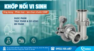 Khớp nối inox vi sinh