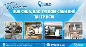 Dịch vụ sửa chữa bơm cánh khế uy tín tại TP HCM