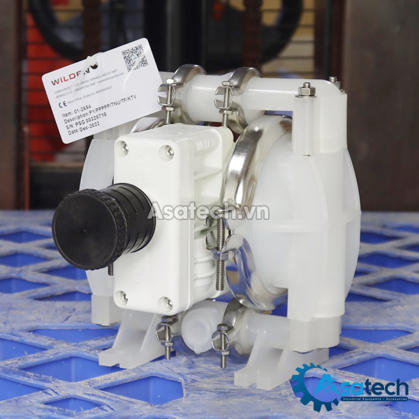 Bơm màng Wilden P1/PPPPP/TNU/TF/KTV (1/2'', PP, Teflon) 1 Bơm màng Wilden P1/PPPPP/TNU/TF/KTV
