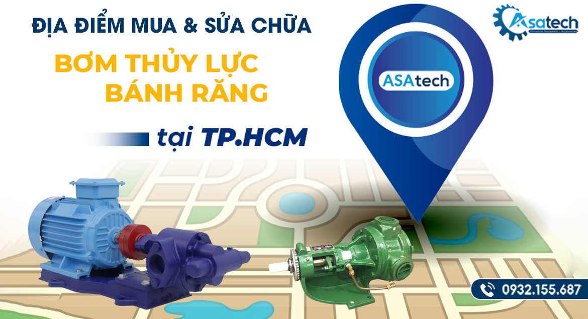 Địa điểm mua và sửa chữa bơm thủy lực bánh răng tại TPHCM