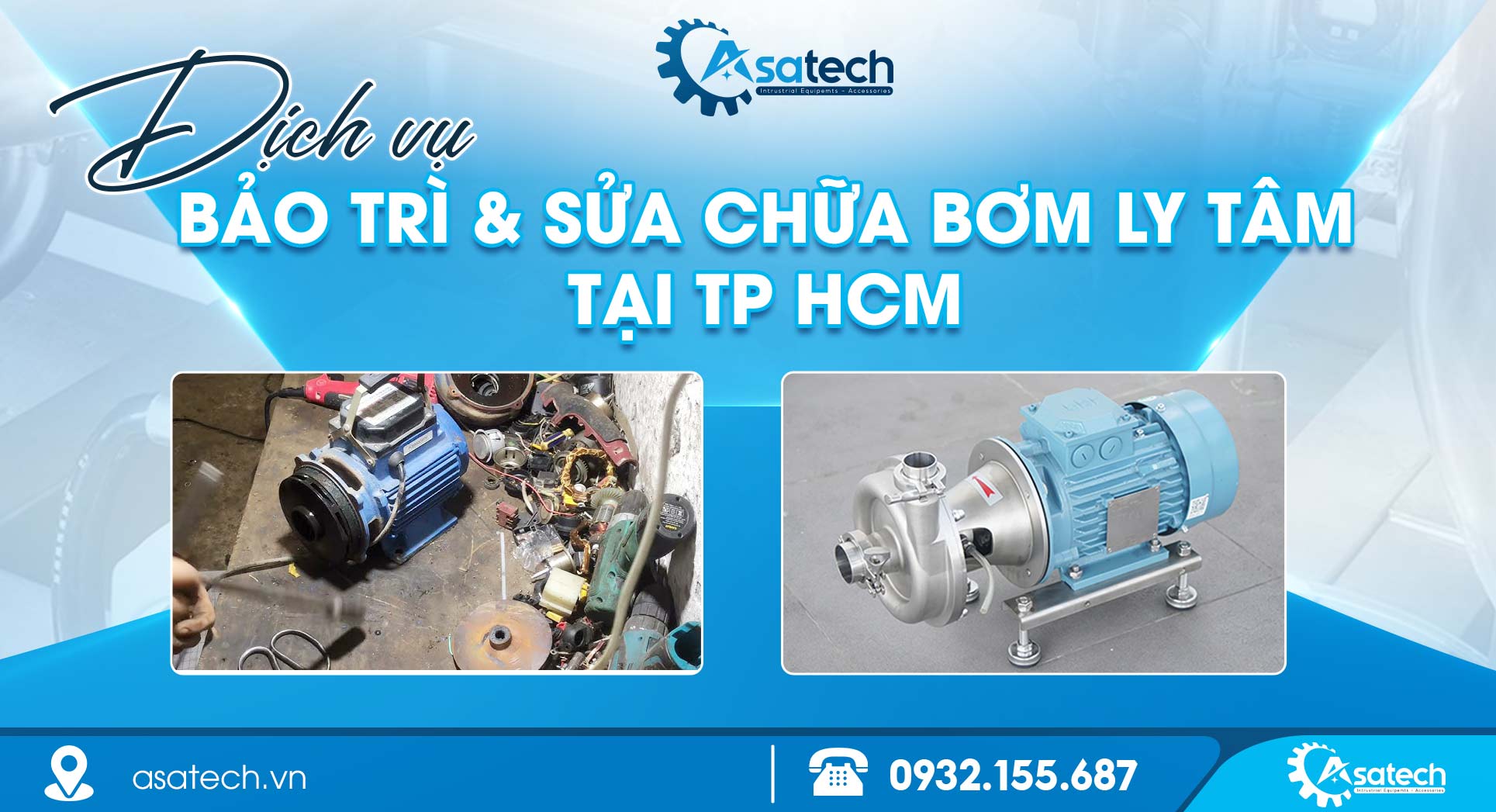 Dịch vụ bảo trì sửa chữa bơm ly tâm công nghiệp uy tín tại TP.HCM