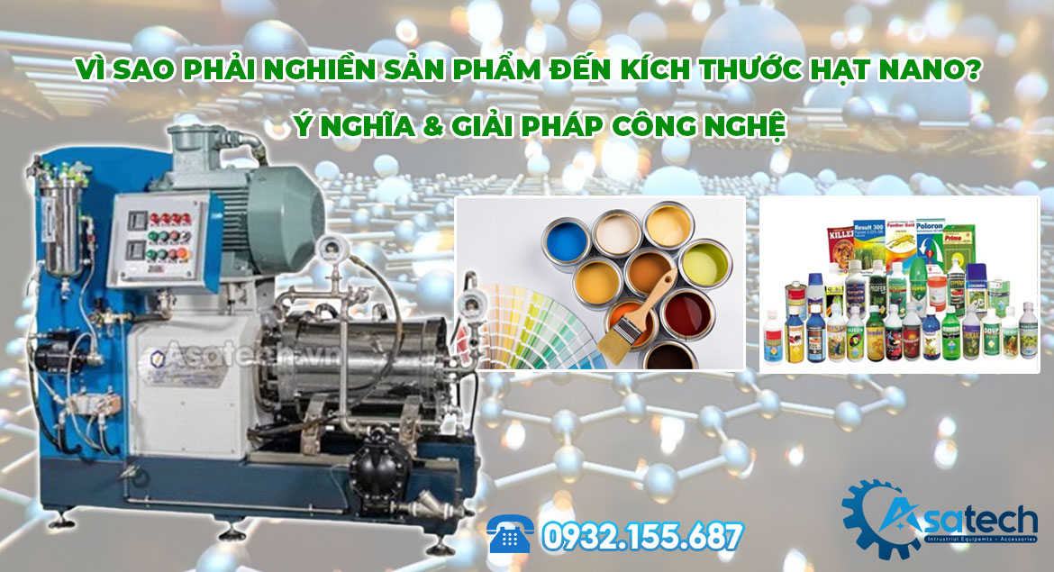 Vì sao phải nghiền sản phẩm đến kích thước hạt nano