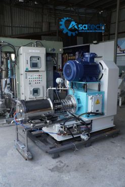 Máy Nghiền Bi Kiểu Đũa Rucca SF30 30L 45kW – Máy nghiền công nghiệp hiệu suất cao cho sơn, mực in, hóa chất